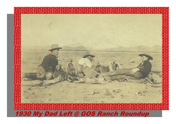 My Dad & Rnach Cowboys Resting
