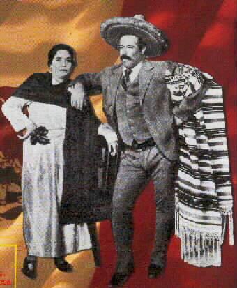Pancho Villa & his wife~~~Viva La Revolution!